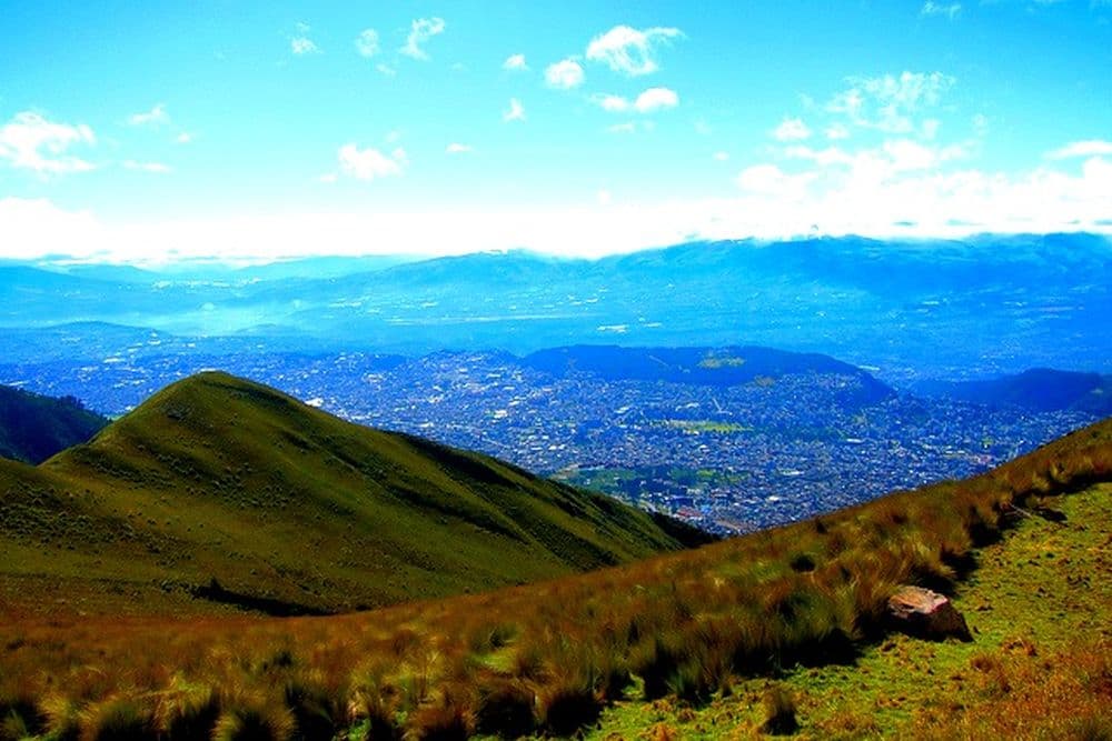 Vue sur le Rucu Pichincha 