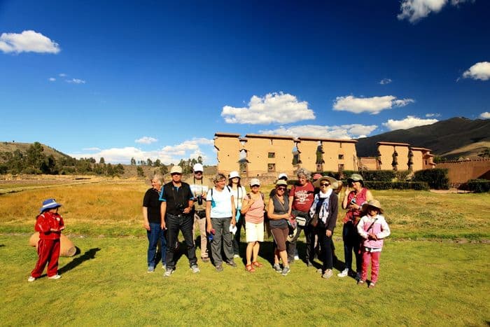 Sur le site inca de Raqchi.