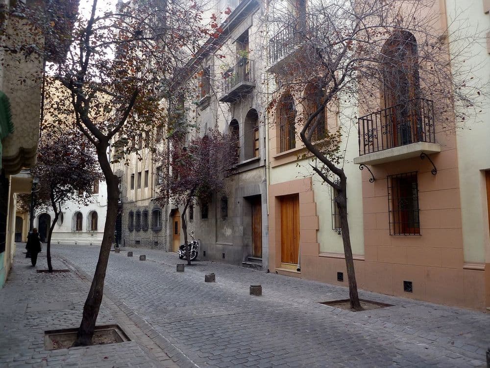 Sites touristiques de Santiago du Chili : Barrio Paris-Londres, Source : Flickr.