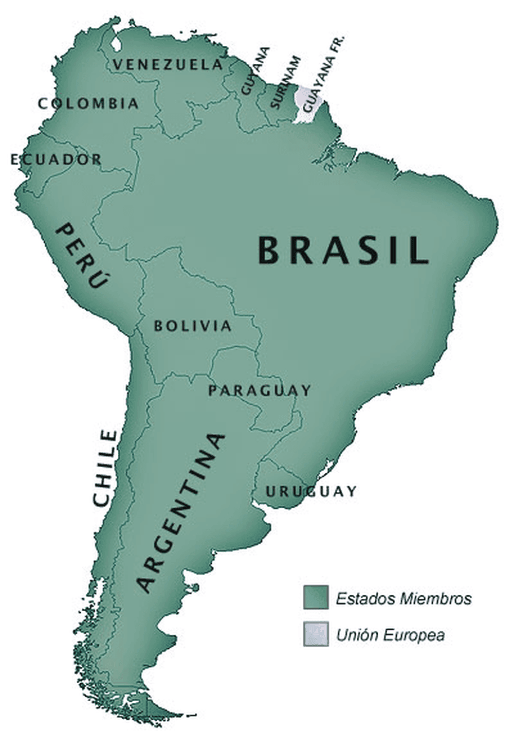 Carte Amérique du Sud Crédit photo à : Douglas Fernandes httpswww.flickr.comphotosthejourney1972