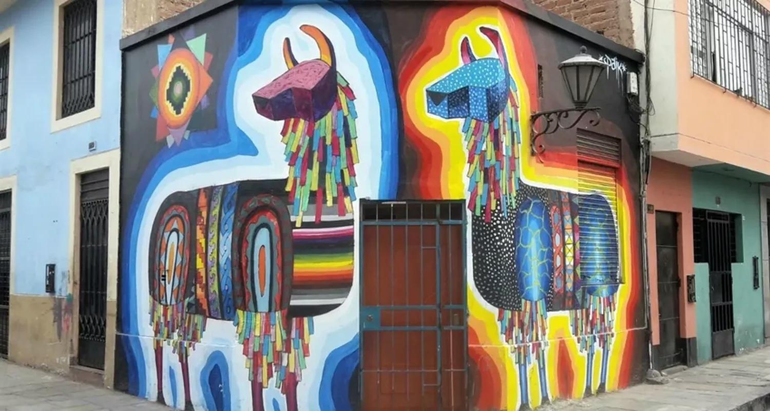 Lima, Lamas, Liebe! Streetart in Callao. Quelle: A.Pröckl.