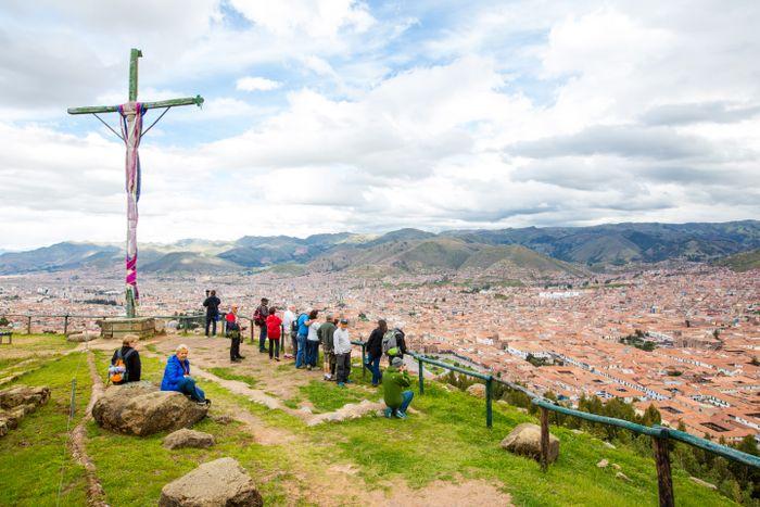 Cuzco view point Sacsayhuaman