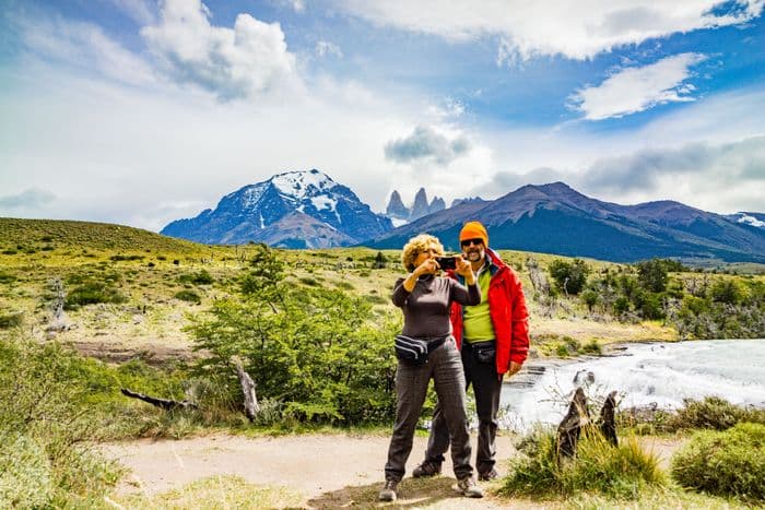 selfie torres del paine