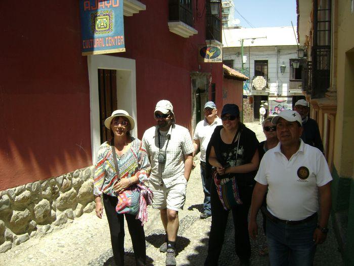 Les rues coloniales de La Paz