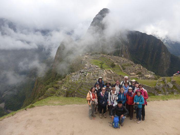 Nous voici au Machu Picchu.