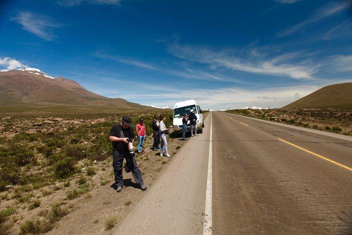 Sur la route des Andes