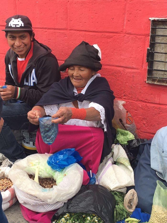 Le marché artisanal d'Otavalo 