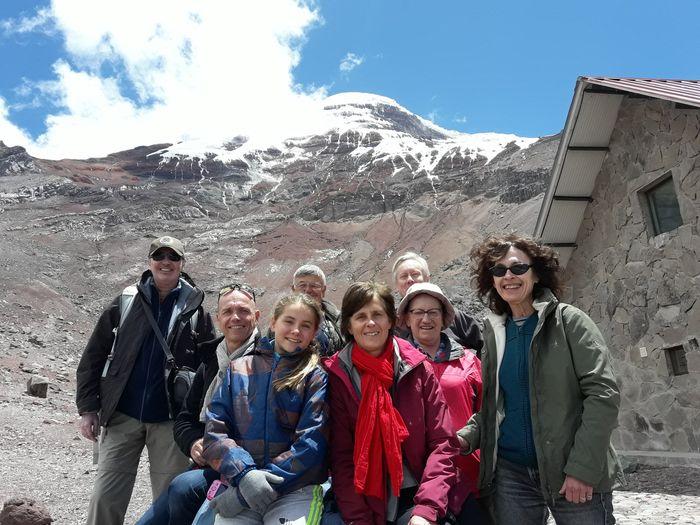 Le volcan Chimborazo nous accu