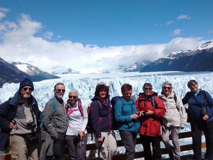 Face au glacier Perito Moreno 
