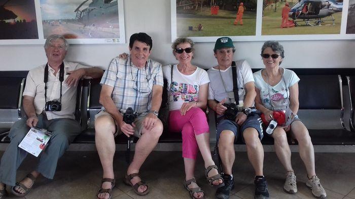 Arrivés à Iguazu après un dépa