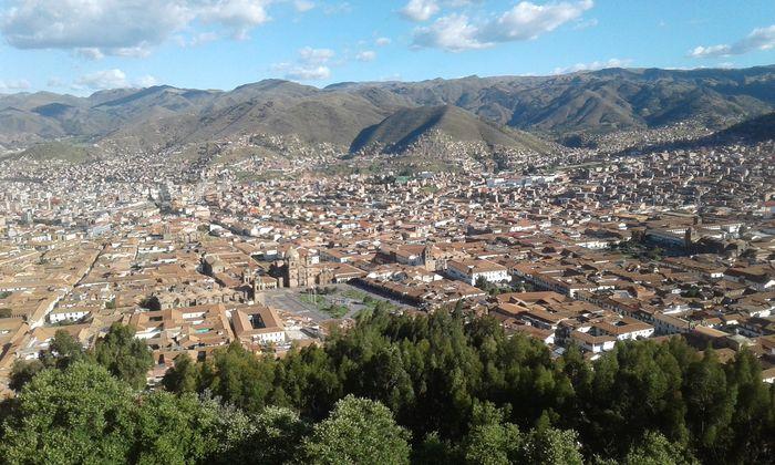Vue panoramique de Cuzco.