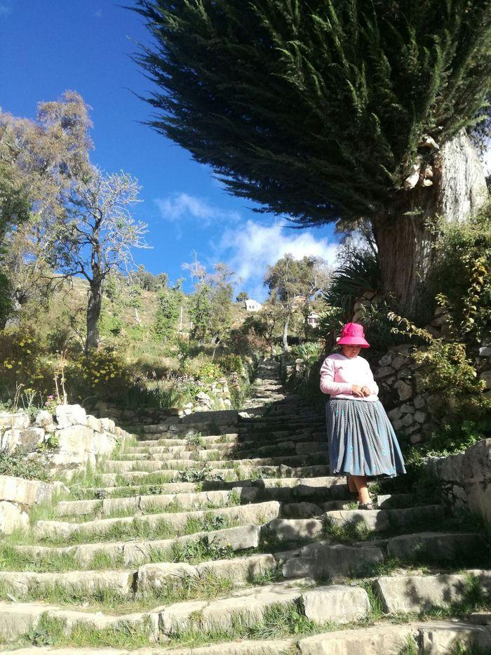 On descend des escaliers Inka.