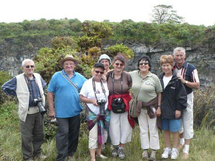 Le groupe françois aux Galapagos