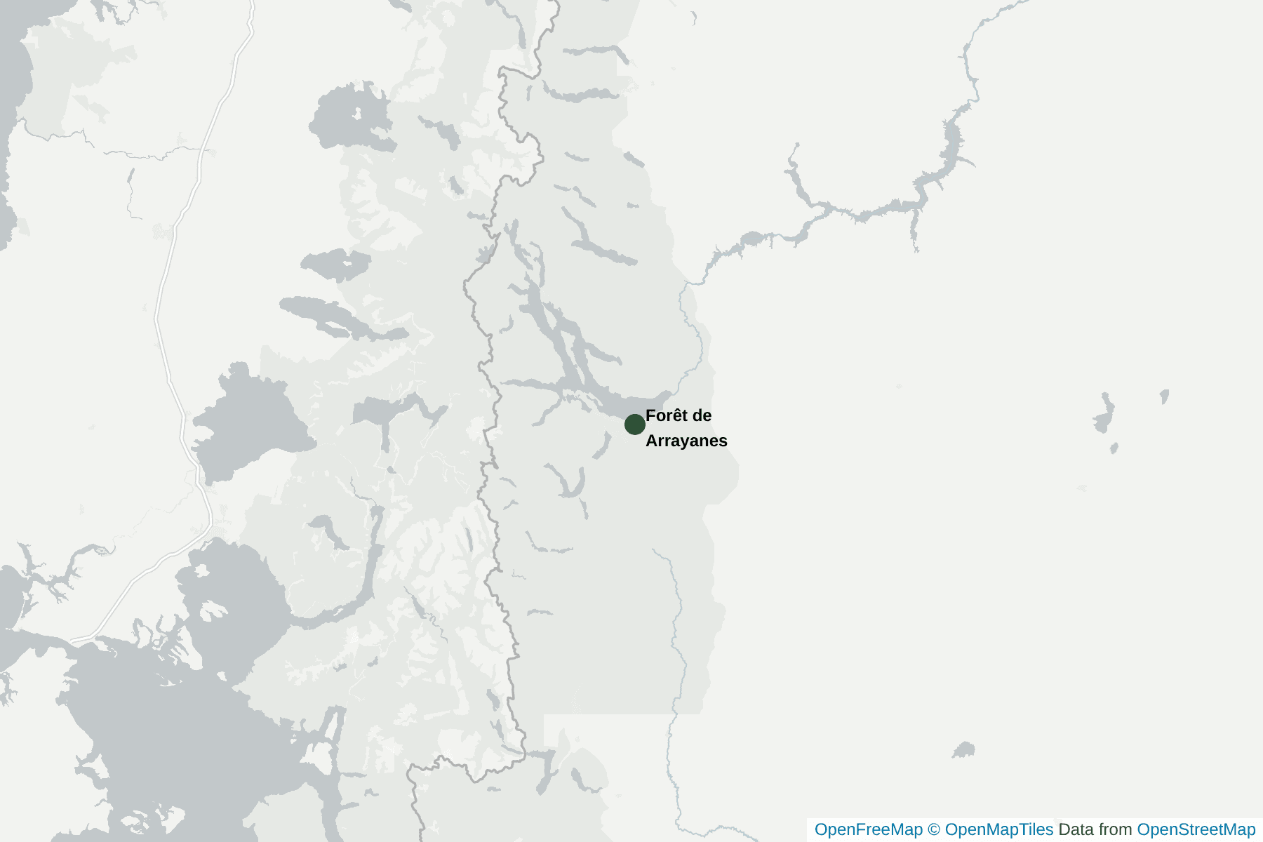 Carte de Bariloche