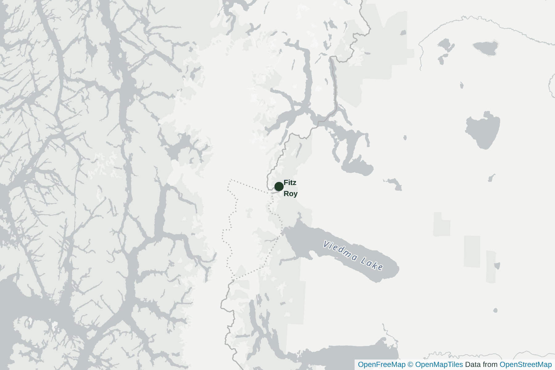 Carte de Fitz Roy
