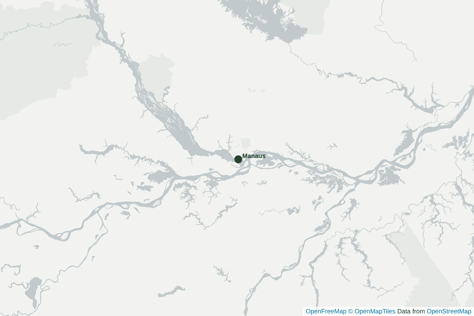 Carte de Amazonie