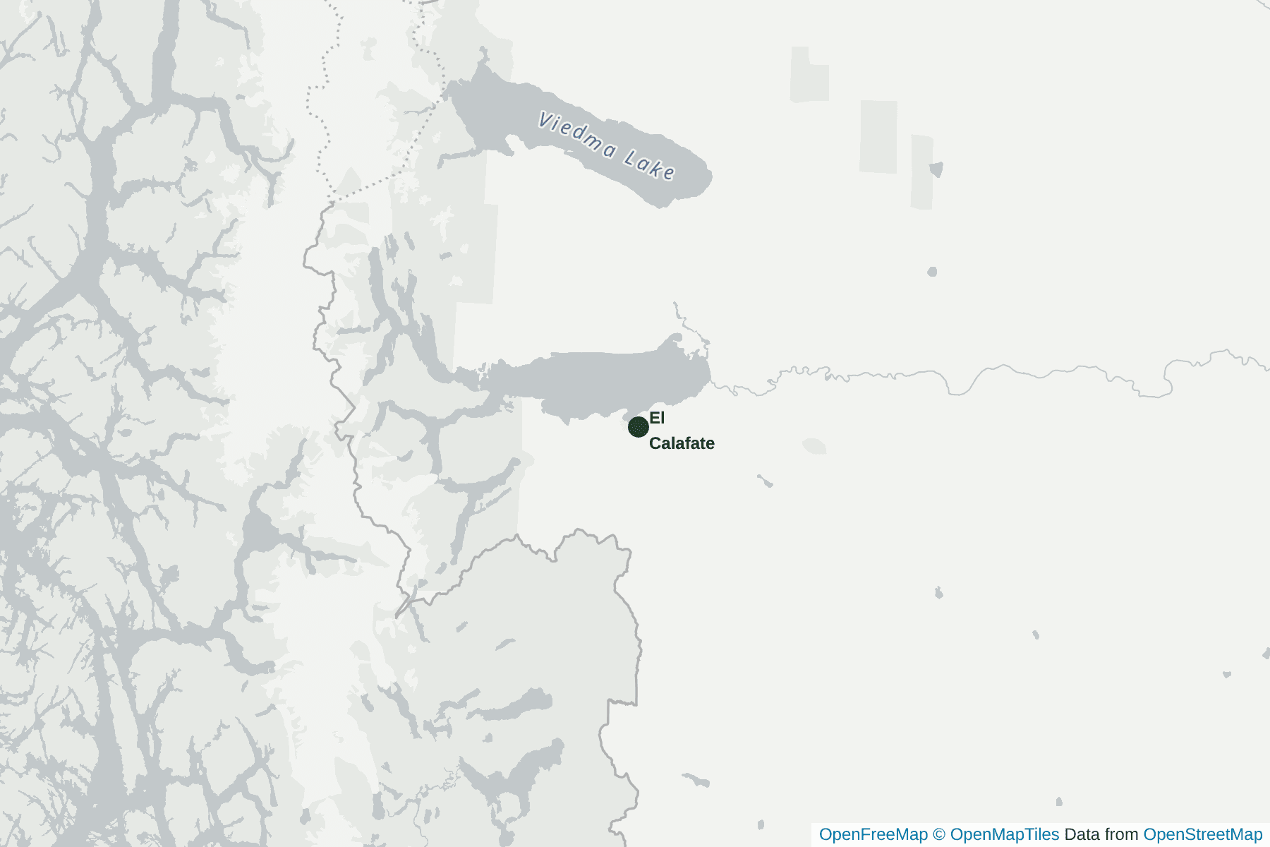 Carte de Perito Moreno